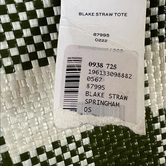 NWT Tory Burch Leather Woven Tote Bag - Picture 8 of 12